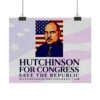 This Sean Hutchinson for congress in NV D3 wall poster will let your friends now where you stand. Save the republic