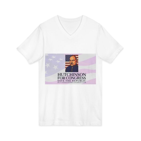 15604490940743964772_2048.jpeg Support Sean Hutchinson's run for Congress NV D3 with this cool V-neck Tshirt. Let's save the republic.