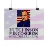 This Sean Hutchinson for congress in NV D3 wall poster will let your friends now where you stand. Save the republic