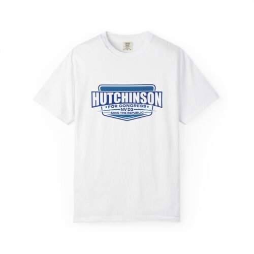 Support Sean Hutchinson's run for congress in NV D3 with this cool Tshirt. Together we will save the republic.