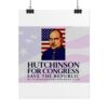 This Sean Hutchinson for congress in NV D3 wall poster will let your friends now where you stand. Save the republic